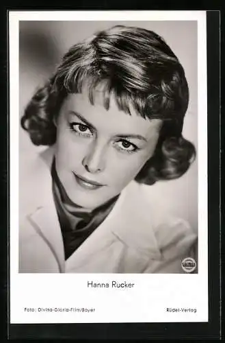 AK Schauspielerin Hanna Rucker in Weil Du arm bist musst du früher sterben