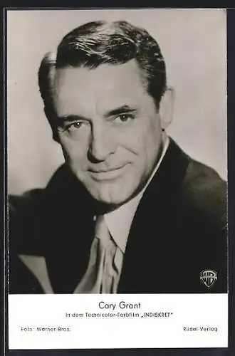 AK Schauspieler Cary Grant in dem Technicolor-Farbfilm Indiskret