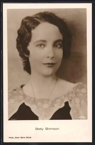 AK Schauspielerin Betty Bronson, Portrait