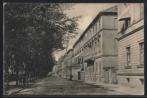 AK Hannover, Adolfstrasse, Palais des kommandierenden Generals