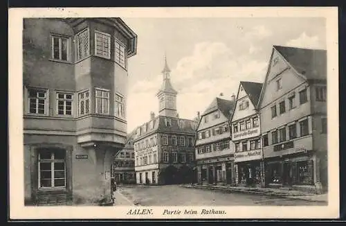 AK Aalen, Partie beim Rathaus