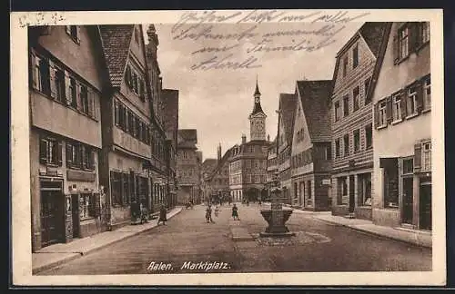 AK Aalen, Geschäfte am Marktplatz