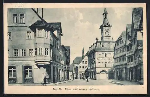 AK Aalen, Altes und neues Rathaus