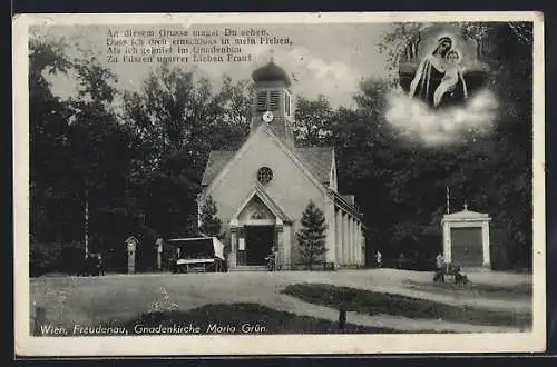 AK Wien-Freudenau, Gnadenkirche Maria Grün