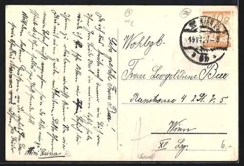 AK Wien, Obere Augartenstrasse, Haupteingang