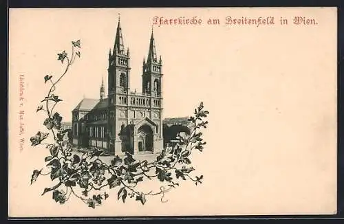 AK Wien, Pfarrkirche am Breitenfeld