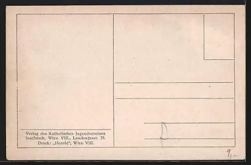 AK Wien, Konzertkapelle des kath. Jugendvereines Josefstadt, Laudongasse 33