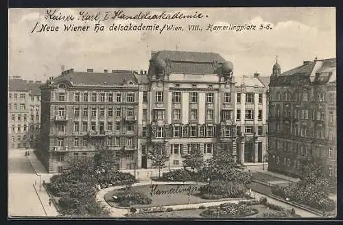 AK Wien, Neue Wiener Handelsakademie, Hamerlingplatz 5-6