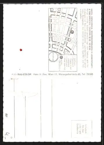 AK Wien, Hotel Concordia, Schönborngasse 6