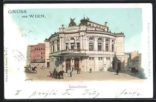 Lithographie Wien, Partie am Raimundtheater