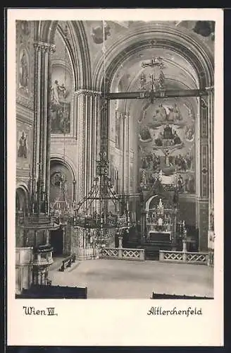 AK Wien, Altlerchenfeld, Inneres der Kirche