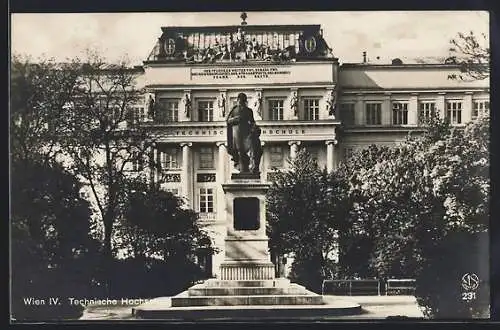 AK Wien, Blick auf die technische Hochschule