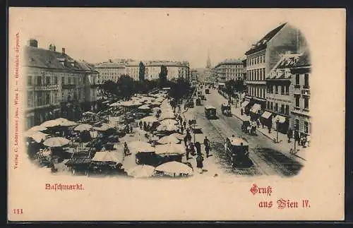 AK Wien, Stände auf dem Naschmarkt
