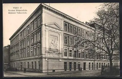 AK Wien, Knaben Bürgerschule, Mädchen Volksschule