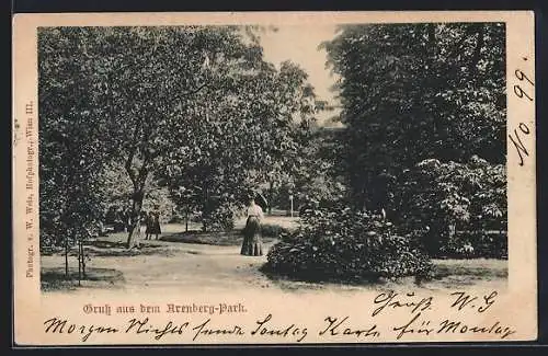 AK Wien, Partie im Arenberg-Park