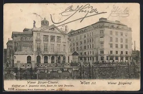 AK Wien, Wiener Bürger-Theater und Bürgerhof