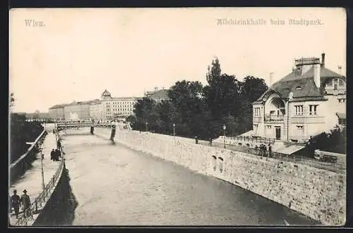 AK Wien, Milchtrinkhalle beim Stadtpark