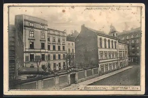 AK Wien, Marienanstalt, Fasanengasse 4, Hoftrakt