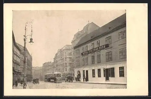 AK Wien, Hotel Goldene Birn, Hauptstrasse 31