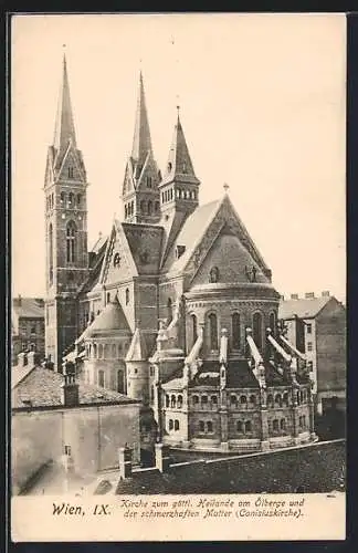 AK Wien, Canisiuskirche, Kirche zum göttl. Heilande am Ölberge und der schmerzhaften Mutter
