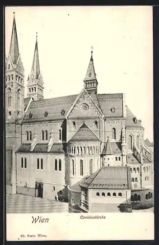 AK Wien, Blick auf die Canisiuskirche