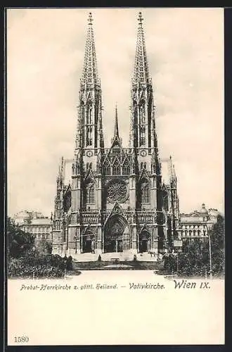 AK Wien, Probst-Pfarrkirche z. göttl. Heiland