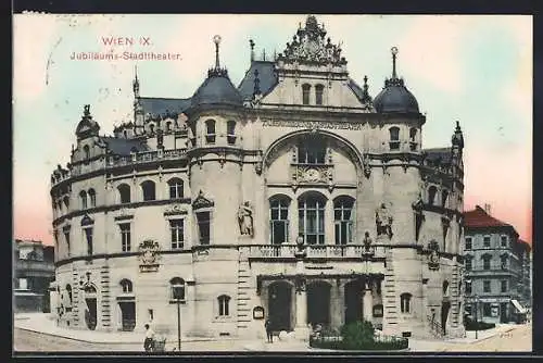 AK Wien, Blick auf das Jubiläums-Stadttheater