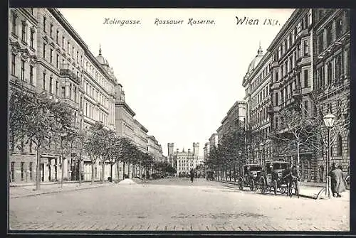 AK Wien, Rossauer Kaserne, Kolingasse