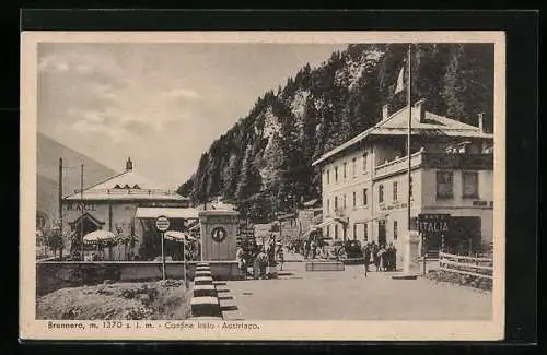 AK Brennero, Confine Italo-Austriaco, Grenze