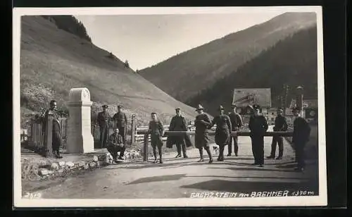 AK Brennergrenze mit Soldaten