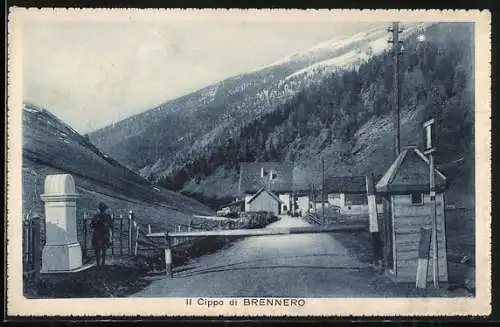 AK Brennero, Cippo, Grenze