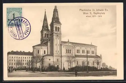 AK Wien, Pfarrkirche St. Johannn Ev. am Keplerplatz