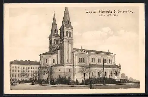 AK Wien, Pfarrkirche St. Johannn Ev. am Keplerplatz