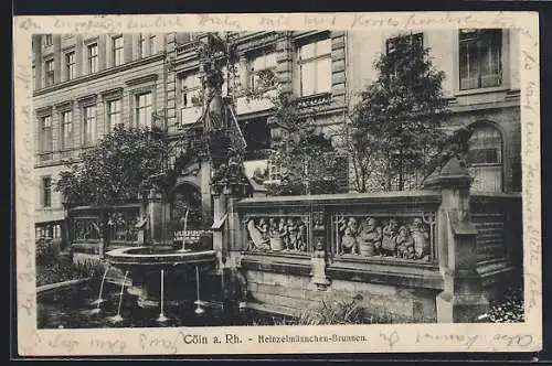 AK Köln a. Rh., Heinzelmännchen-Brunnen