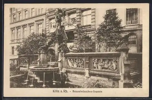 AK Köln a. Rh., Heinzelmännchen-Brunnen