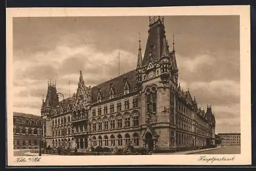 AK Köln a. Rh., Hauptpostamt