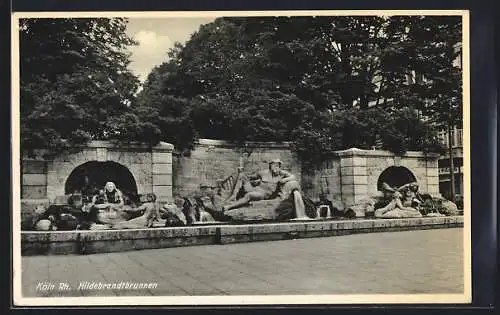 AK Köln a. Rh., Hildebrandtbrunnen
