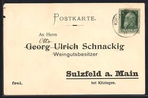 AK Sulzfeld a. Main, Otto Ulrich Schnackig