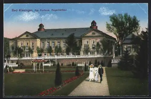 AK Bad Kissingen, Königliches Kurhaus, Regentenbau