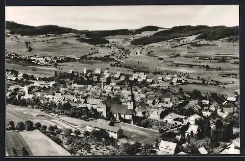 AK Fladungen /Rhön, Teilansicht mit Kirche