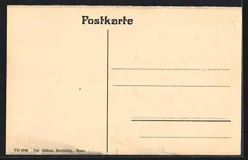 AK Köln, Rheinpartie mit Dom
