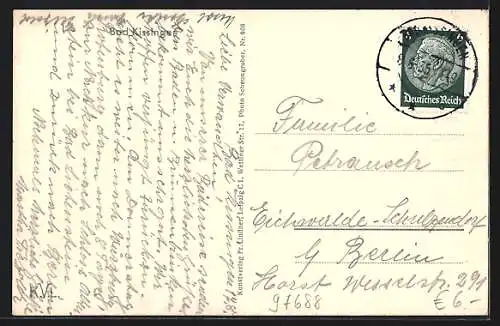 AK Bad Kissingen, Teilansicht von weitem