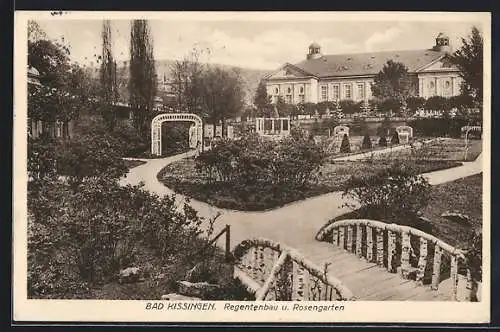 AK Bad Kissingen, Regentenbau und Rosengarten