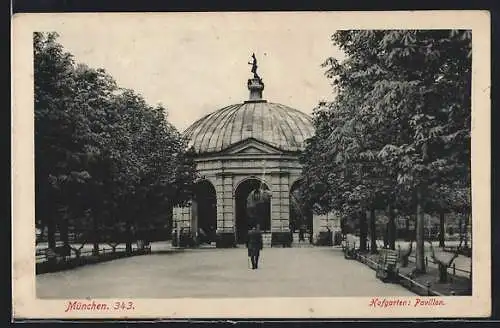 AK München, Pavillon im Hofgarten