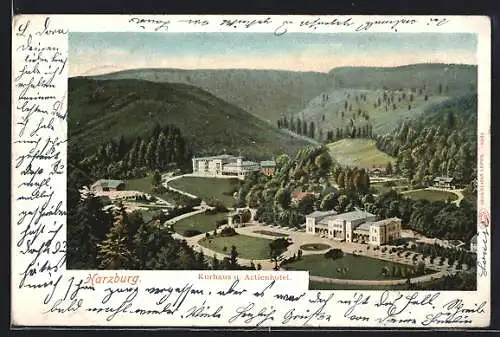 AK Harzburg, Kurhaus u. Actienhotel