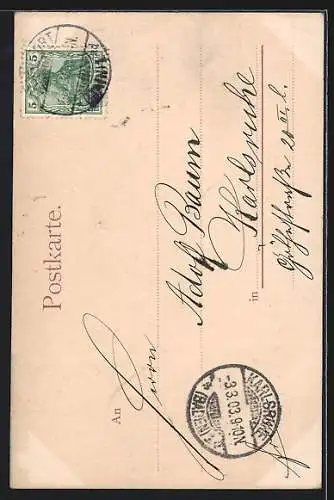 AK Alt-Frankfurt, Ansicht vom Dom