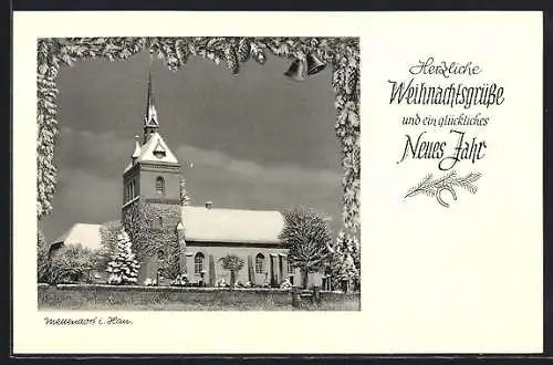 AK Mellendorf i. Han., Kirche im Winter