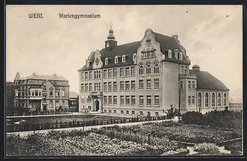 AK Werl, Mariengymnasium mit Anlagen