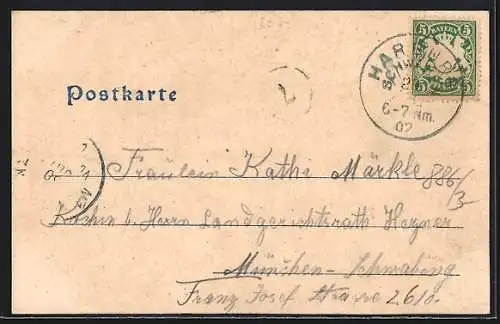 AK Harburg i. Bayern, Ortsansicht mit Festung und Brücke