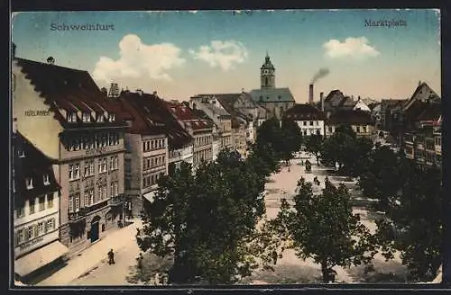 AK Schweinfurt, Hotel am Marktplatz